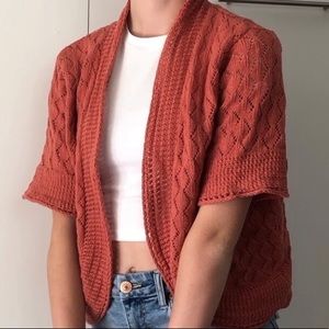 Coral pink top/ jacket